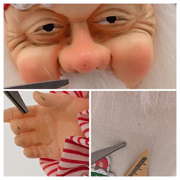 Vintage Motionette Santa Claus Animated Musical Christmas Figure 16" Taiwan ROC - Picture 10 of 11